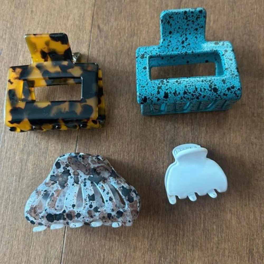 Assorted hair claw clips bundle